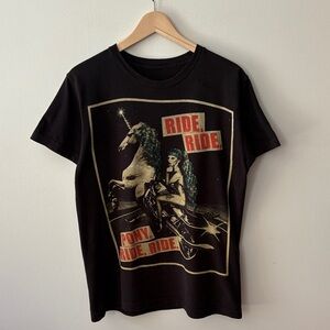 Lady Gaga Black T-Shirt Born This Way Ball Concert 2013 Size Medium